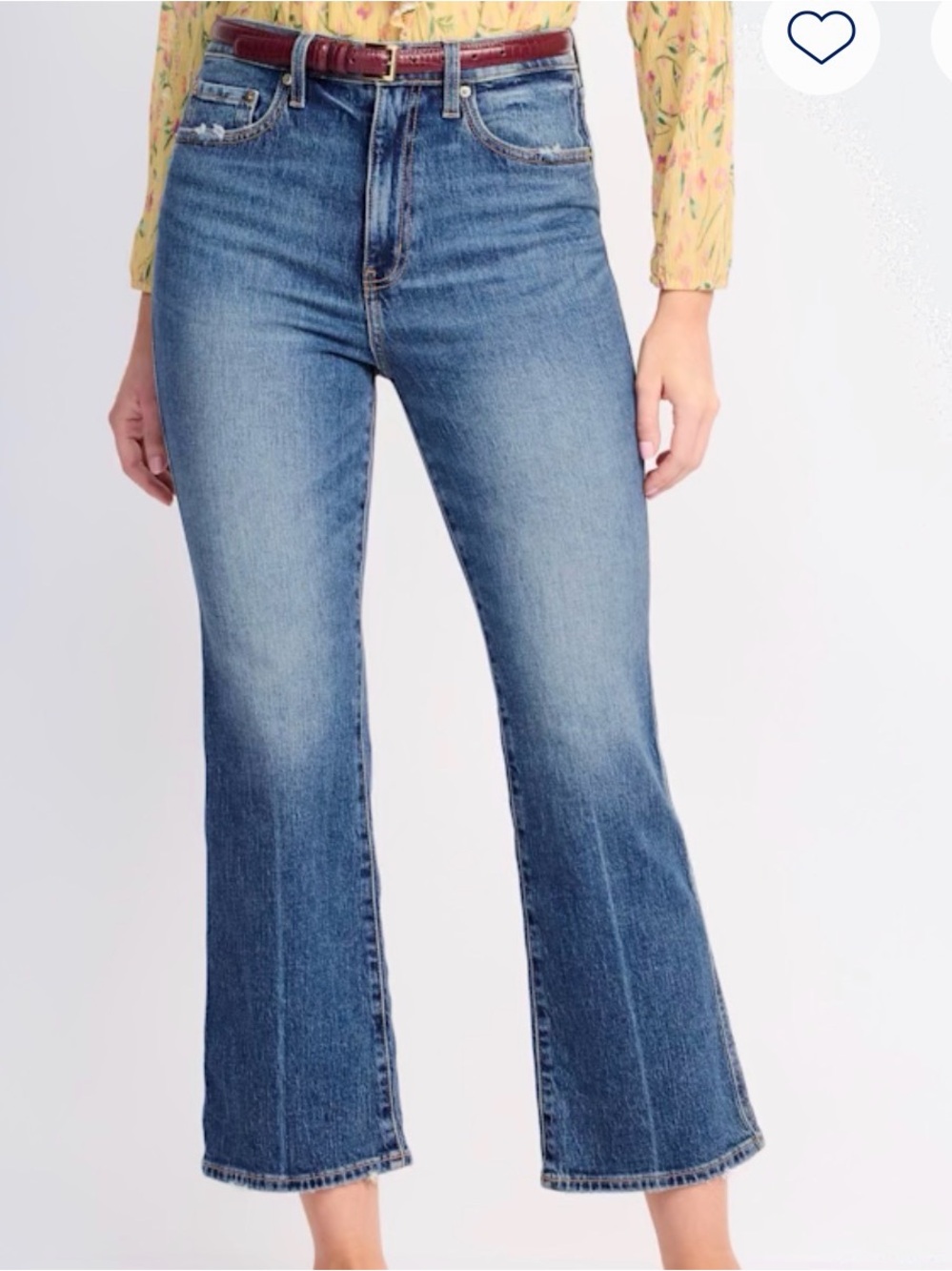 EUC daze denim ankle flare